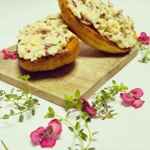 Sūrio užtepėlės receptas su džiovintais pomidorais