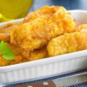 Kepta traški žuvis tešloje