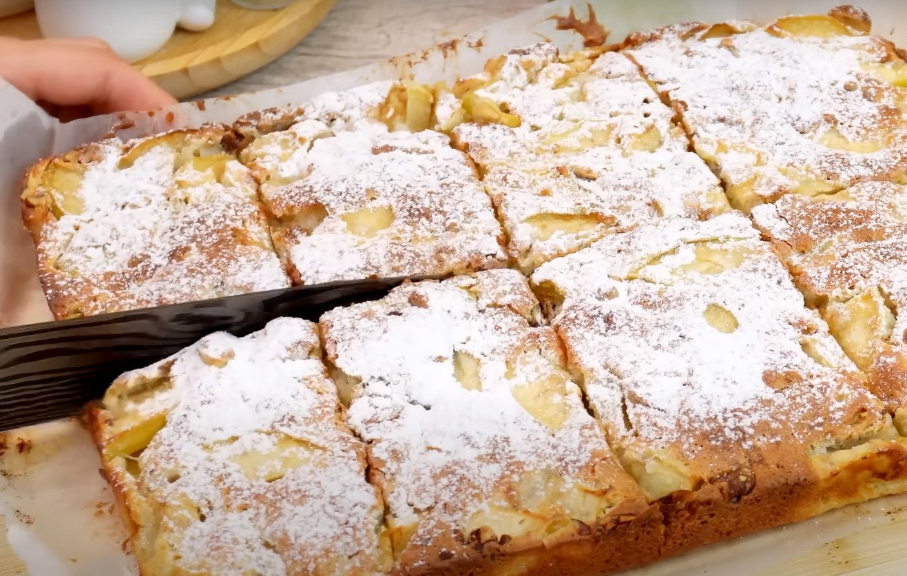 Neprilygstamas obuolių pyragas – obuolių daugiau nei tešlos Paruoštas skanus obuolių pyragas