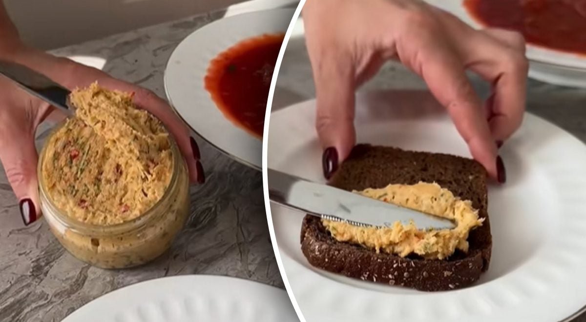 Skaniausia lašinių užtepėlė prie barščių iš 3 ingredientų (5 minučių receptas) Naminė lašinių užtepėlė