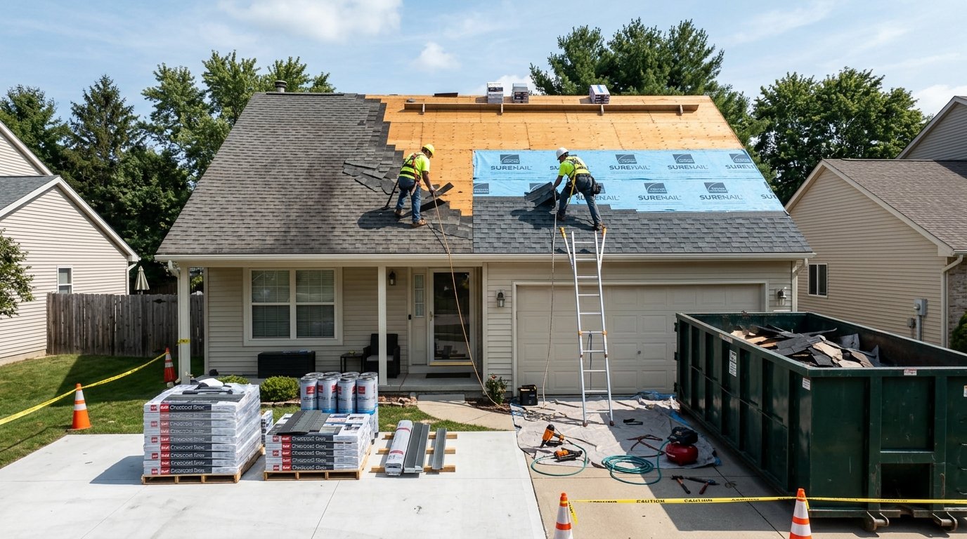 Ką verta įvertinti prieš keičiant stogą? Statybininkai keičia stogo dangą